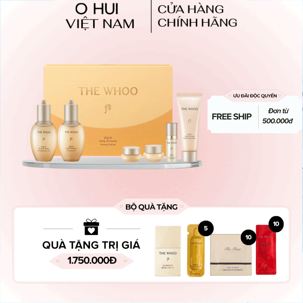 Bộ Dưỡng Da Đông Y Gongjinhyang Firming Trial Set Y24