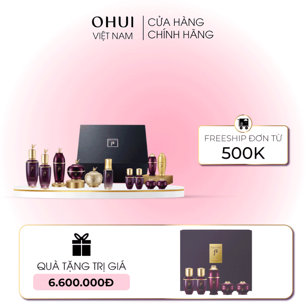 Bộ Dưỡng Da Kiệt Tác Hoàn Lưu Cao Whoo Hwanyu Imperial Youth Heritage Set