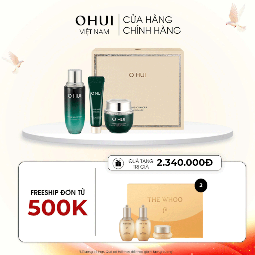 Bộ Dưỡng Da Ohui Prime Advancer 3pcs Special Set