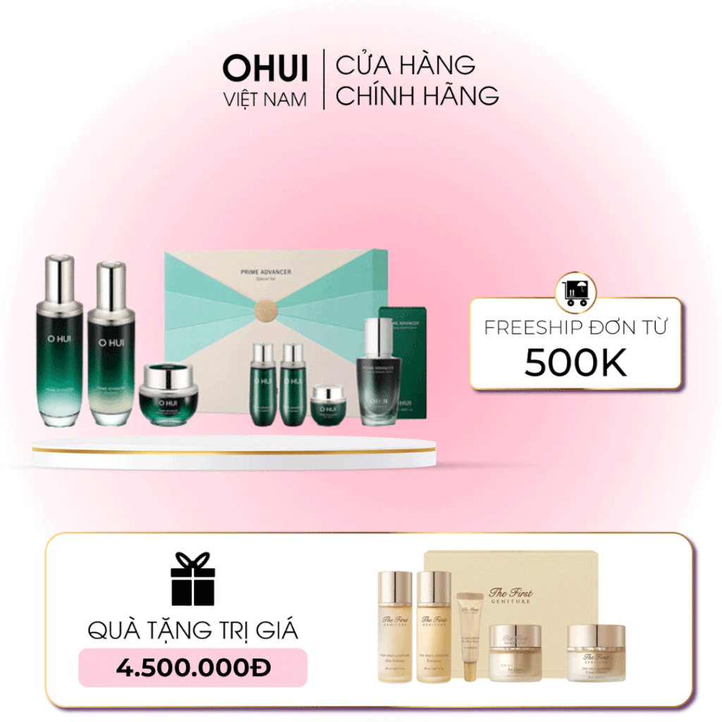 Bộ Dưỡng Da Ohui Prime Advancer 3pcs Special Set
