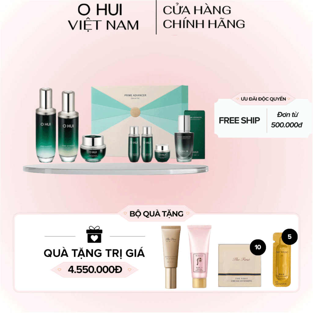 Bộ Dưỡng Da Ohui Prime Advancer 3pcs Special Set