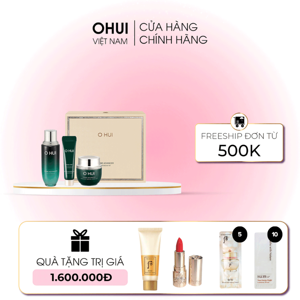 Bộ Dưỡng Da Ohui Prime Advancer 3pcs Special Set