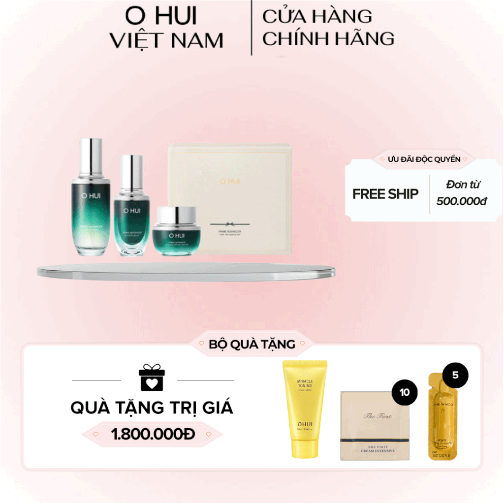 Bộ Dưỡng Da Ohui Prime Advancer Core Trial Set
