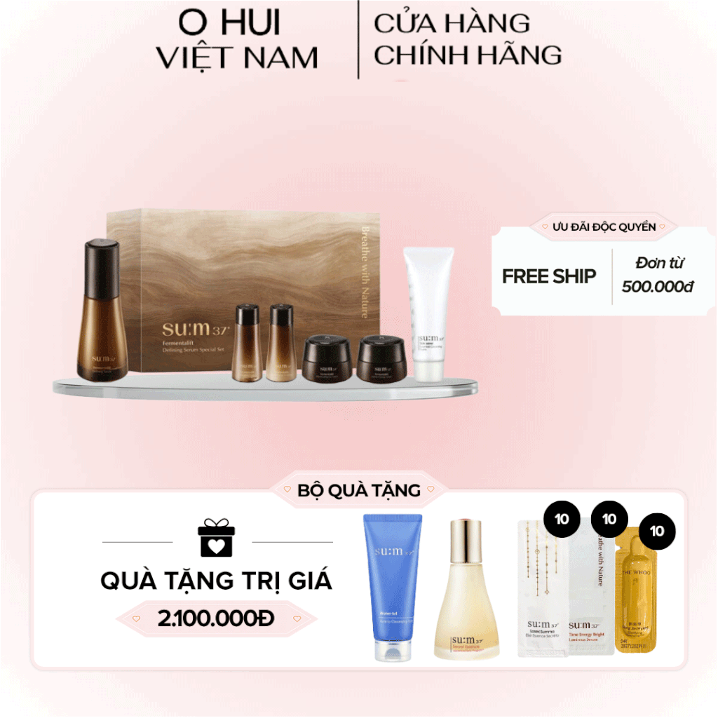 Bộ Dưỡng Da Sum37 Fermentalift Defining Serum Special Set