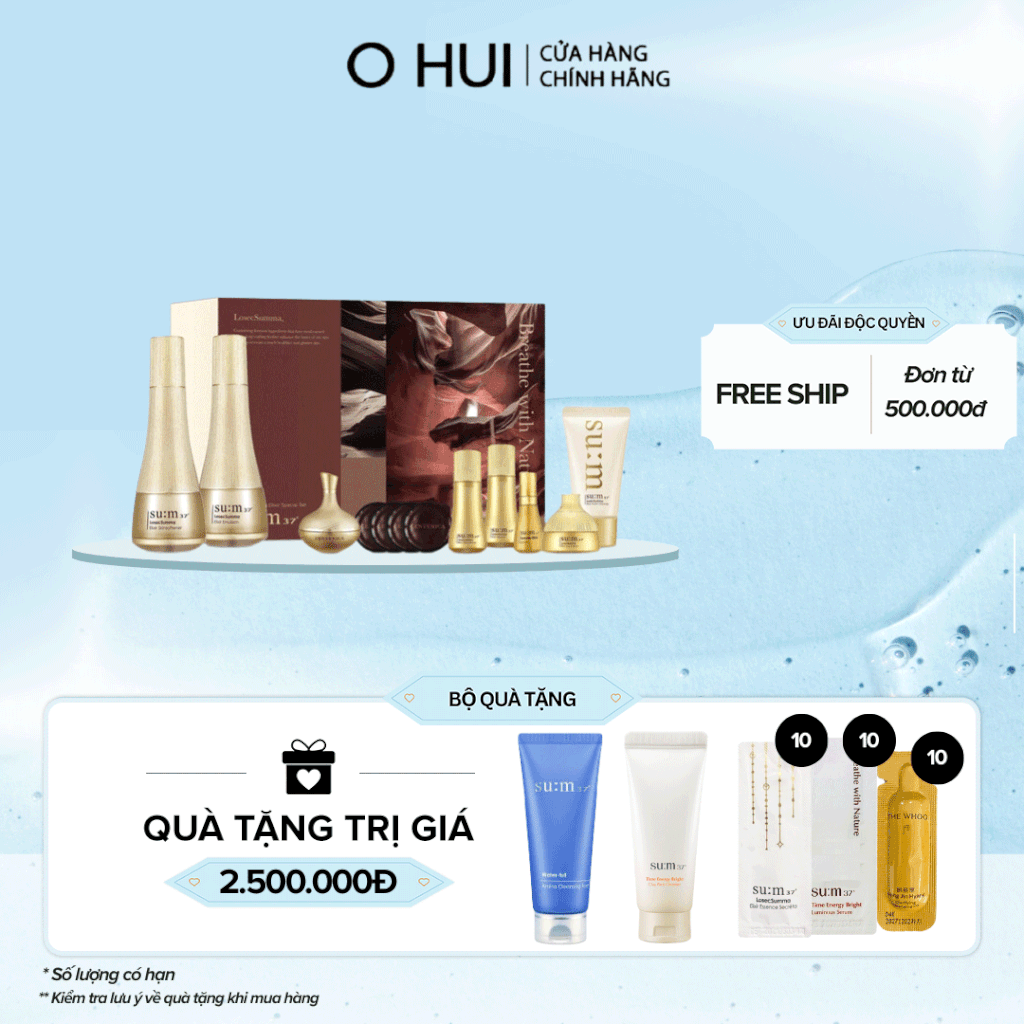 Bộ Dưỡng Da Sum37 LosecSumma Elixir Special Set