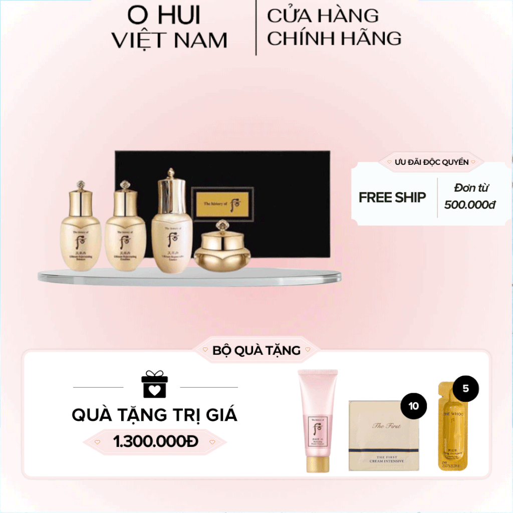 Bộ Dưỡng Da Whoo Cheonyuldan Ultimate Regenerating Gift Set Mini 4pcs