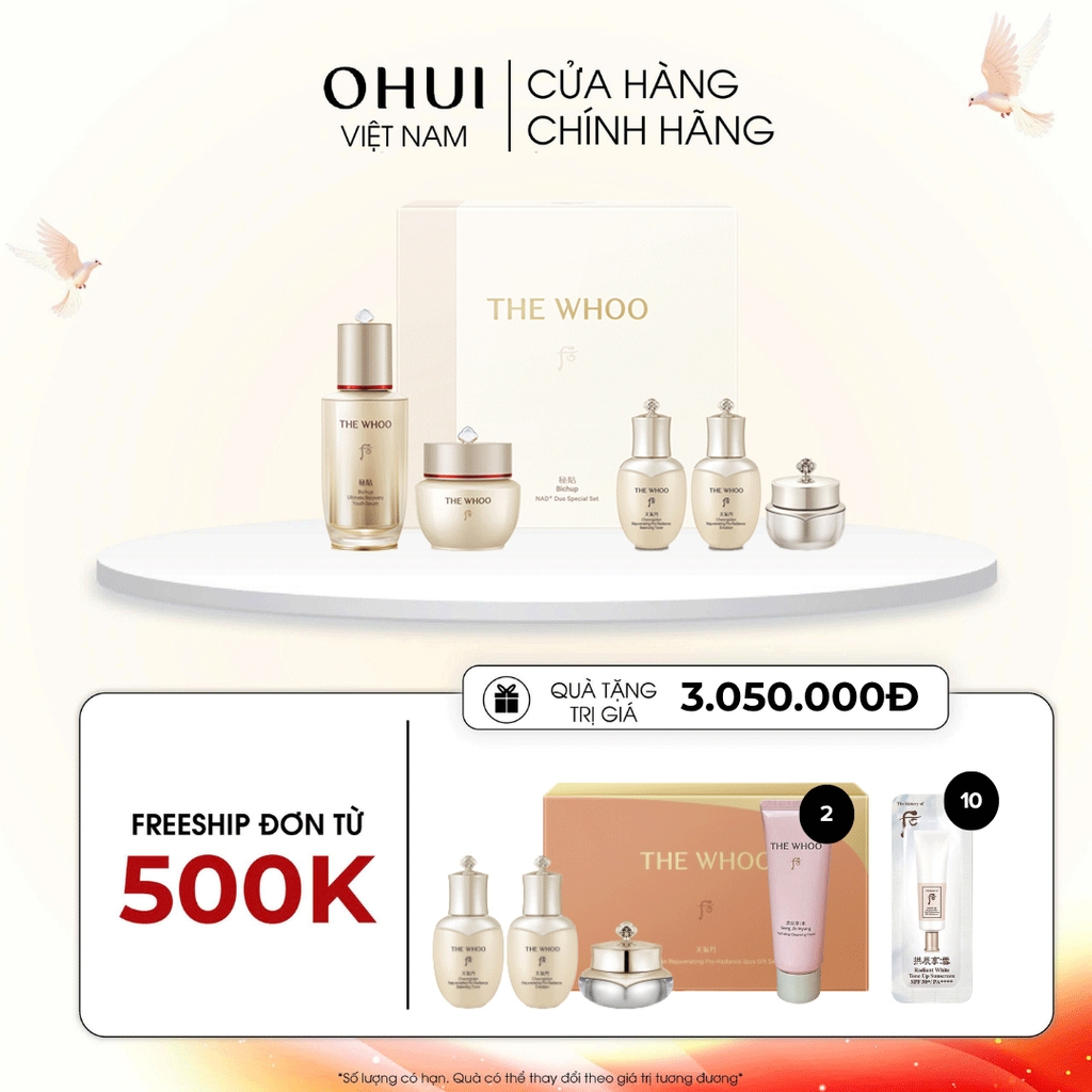 Bộ dưỡng da Whoo Bichup Ultimate Recovery Youth Duo Set