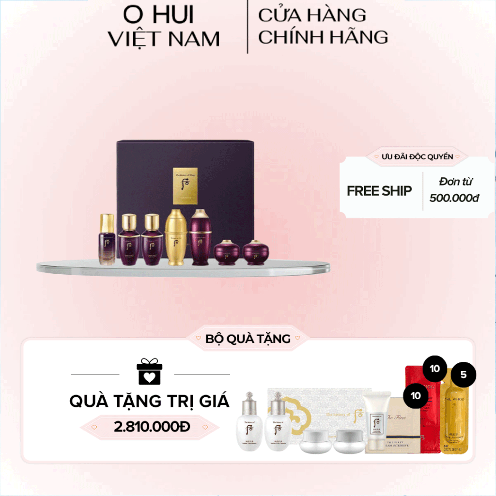 Bộ dưỡng da Whoo Hwanyu Imperial Youth mini 7 pcs