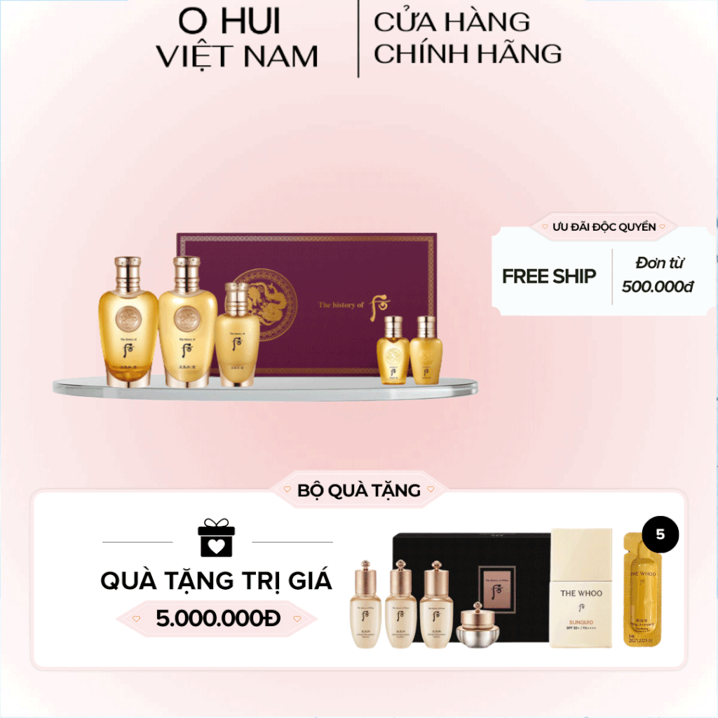 Bộ Dưỡng Dành Cho Nam Whoo Cheongidan Kun Special Set