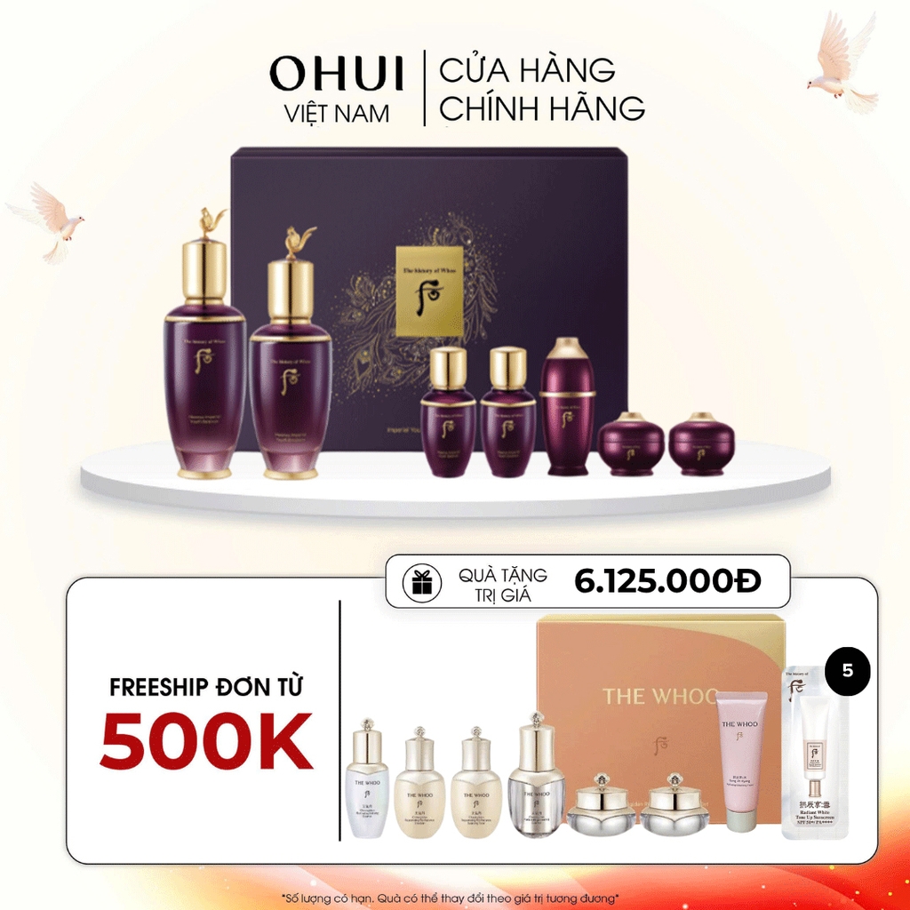 Bộ Dưỡng Kiệt Tác Hoàn Lưu Cao Whoo Imperial Youth Special 2pcs Set