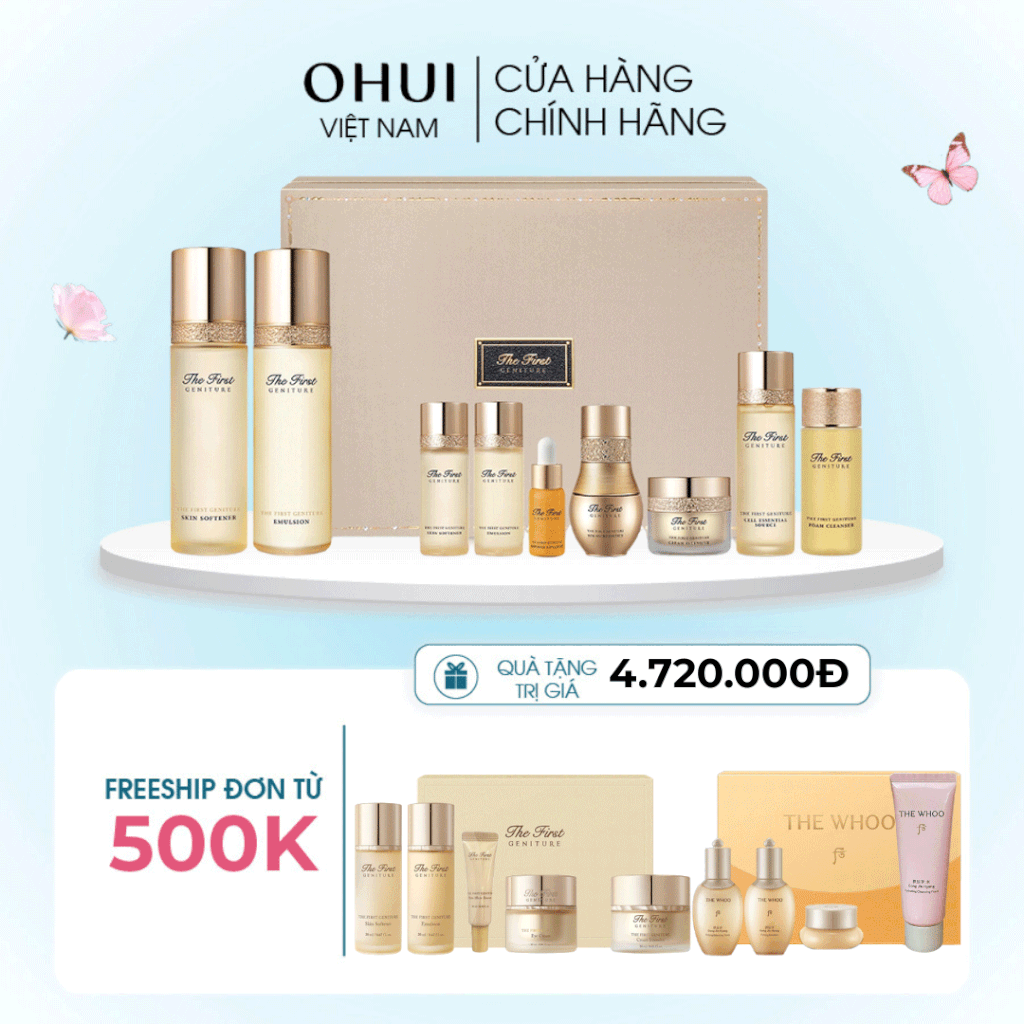 Bộ Dưỡng Trẻ Hóa Da O HUI The First Geniture Special Set 2pcs