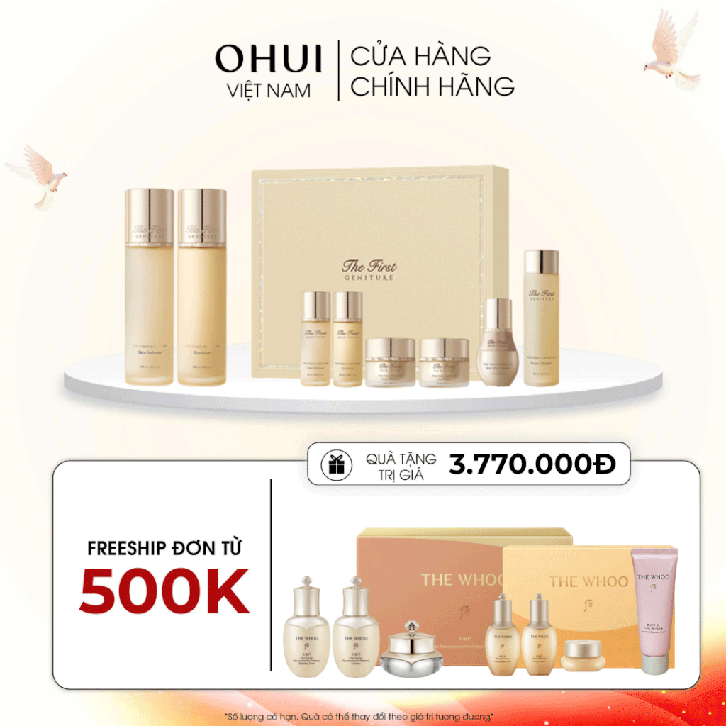Bộ Dưỡng Trẻ Hóa Da OHUI The First Geniture Special Set 2pcs 2025