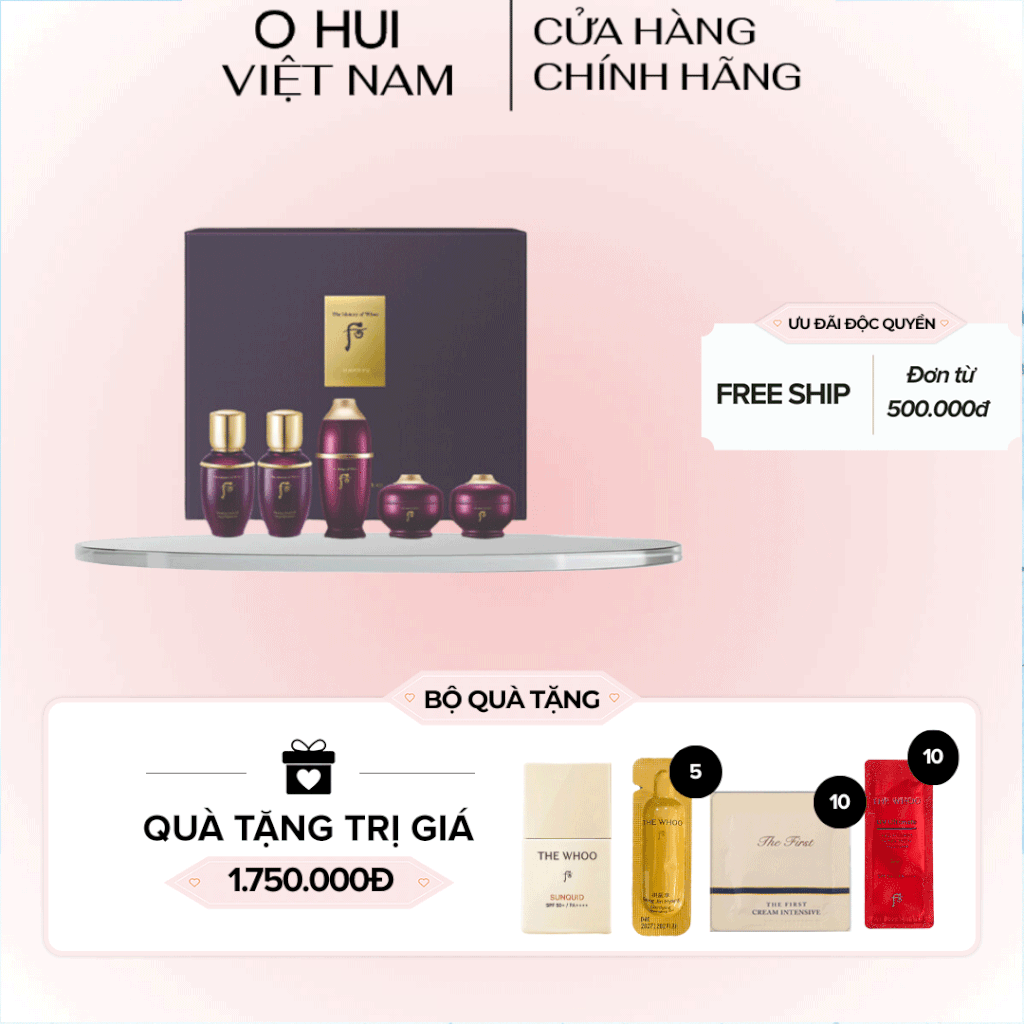 Bộ dưỡng da Whoo Hwanyu Imperial Youth mini 5 pcs