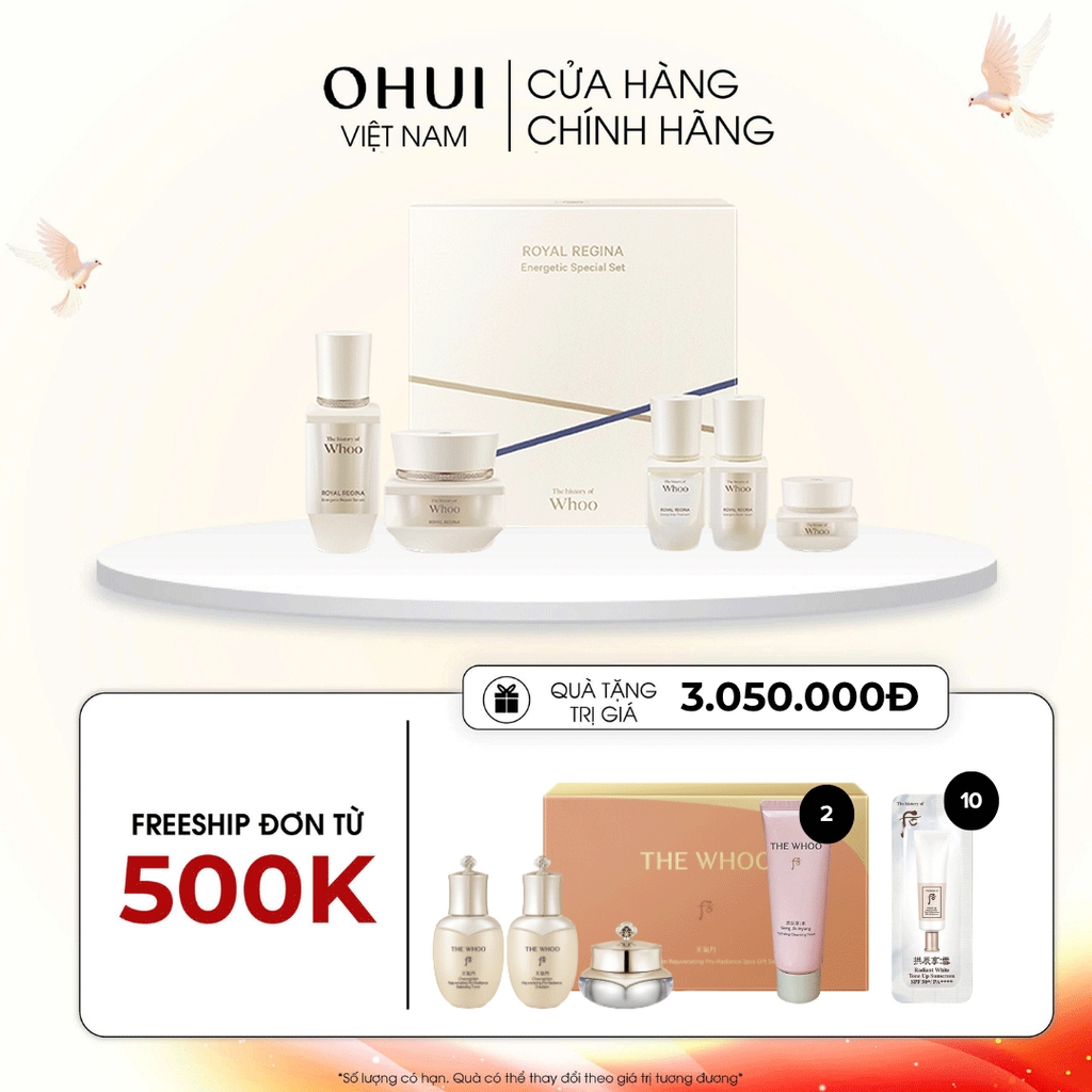 Bộ Dưỡng Whoo Royal Regina Energetic 2pcs Special Set