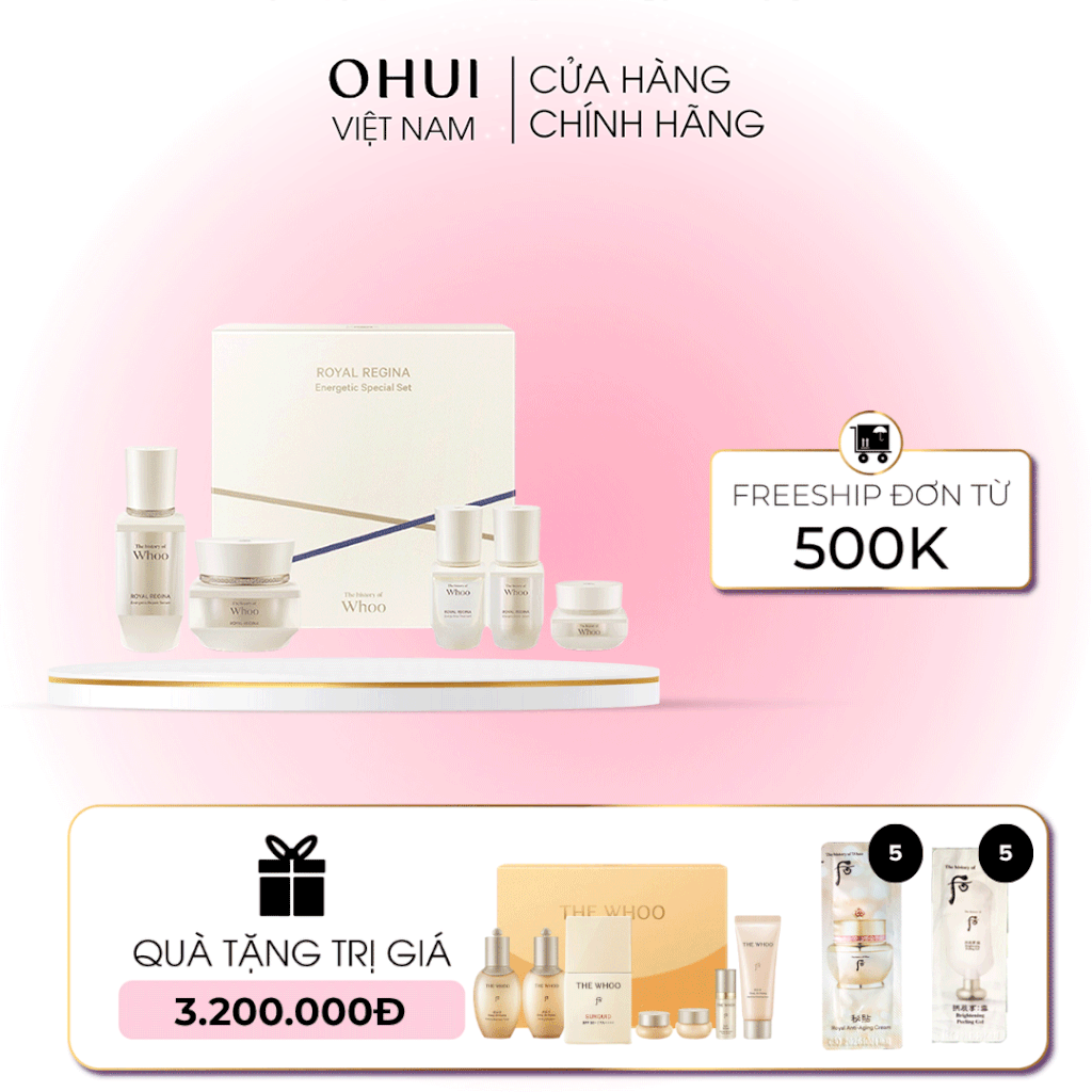 Bộ Dưỡng Whoo Royal Regina Energetic 2pcs Special Set