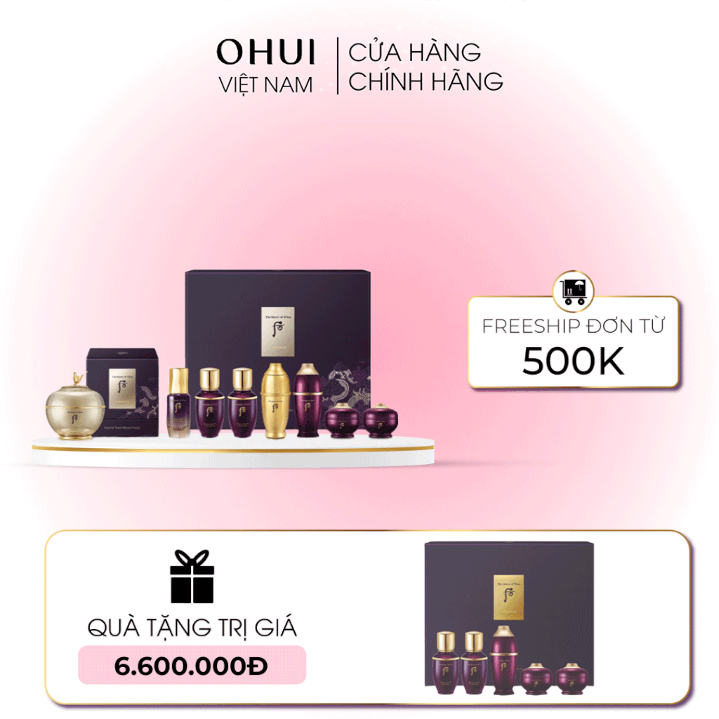 Bộ Kem Mắt Kiệt Tác Hoàn Lưu Cao Whoo Hwanyu Imperial Youth Contour Eye Cream Special Set New