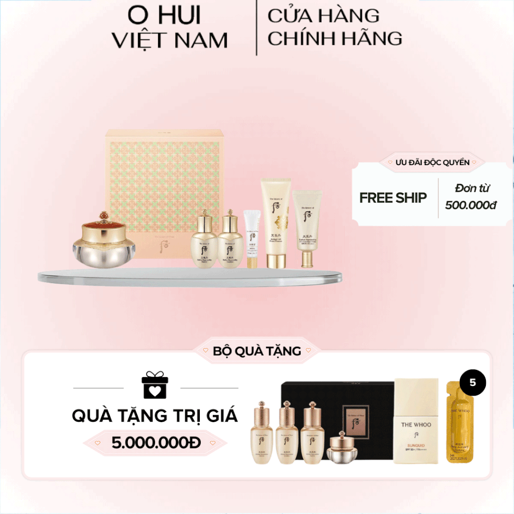 Bộ Kem Dưỡng Mắt Xóa Nhăn Cheongidan Radiant Regenerating Eye Cream Special Set