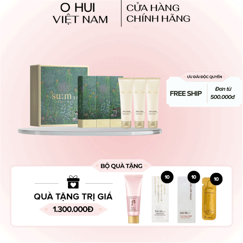 Bộ Kem Tay Sum37 Time Energy Hand Cream