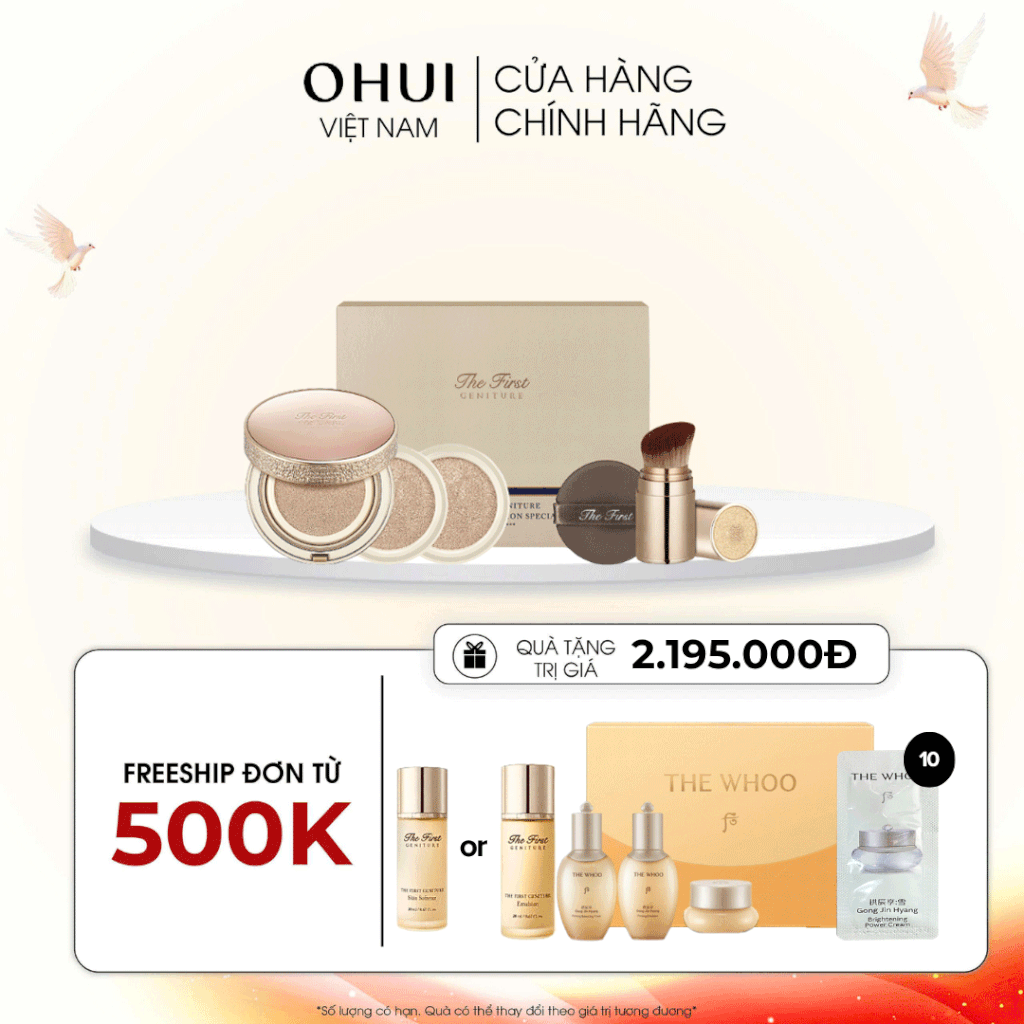 Bộ Phấn Nước Ohui The First Geniture Ampoule Cover Cushion