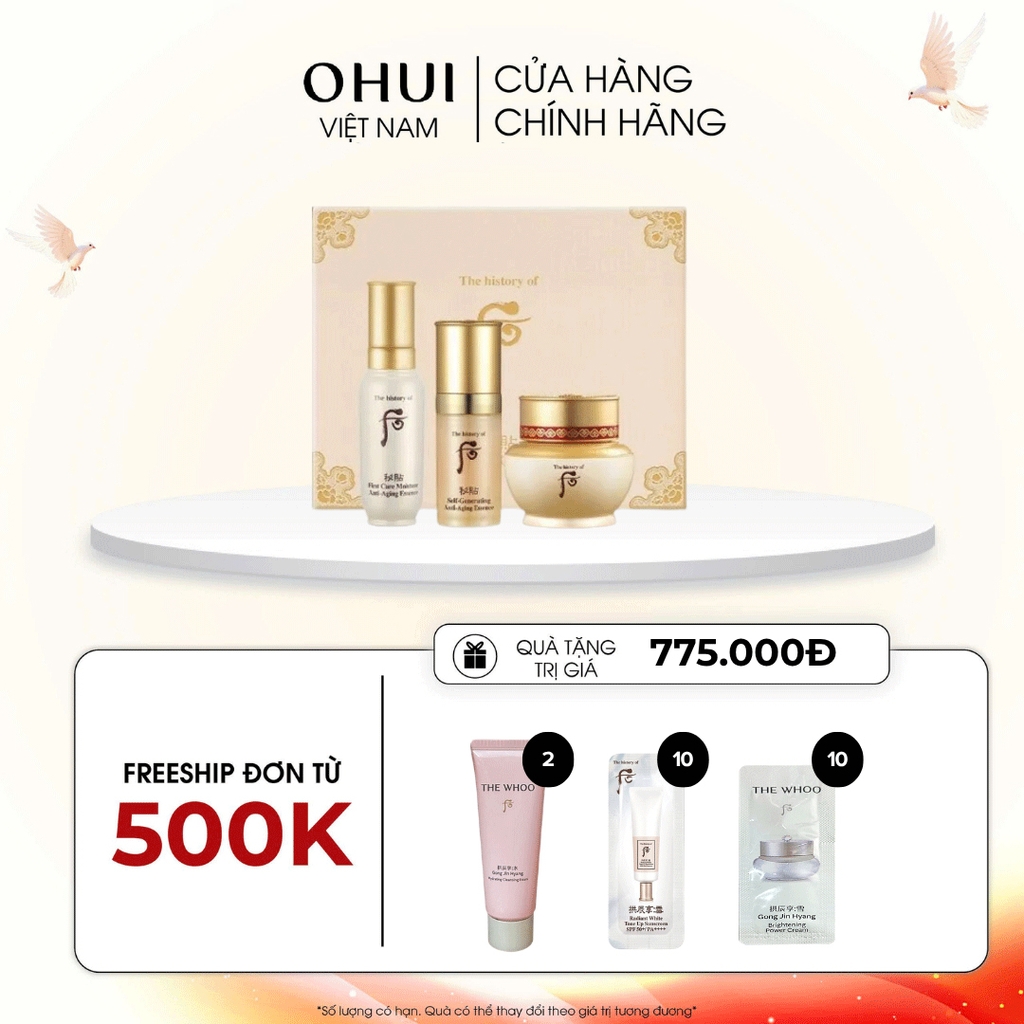 Bộ sản phẩm chống lão hóa Whoo BiChup Anti-Aging Special Gift set 3pcs