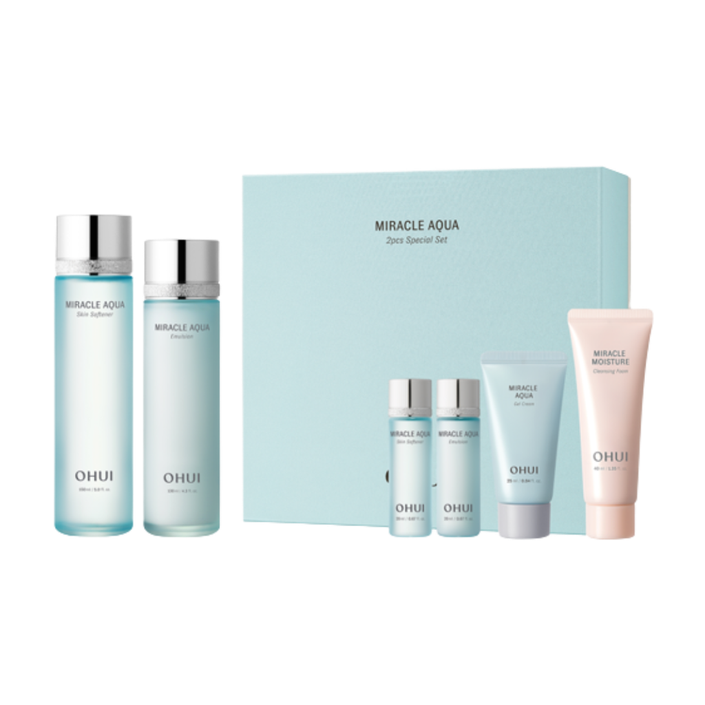 Bộ Kem Dưỡng Da Cấp Ẩm Ohui Miracle Aqua 2pcs