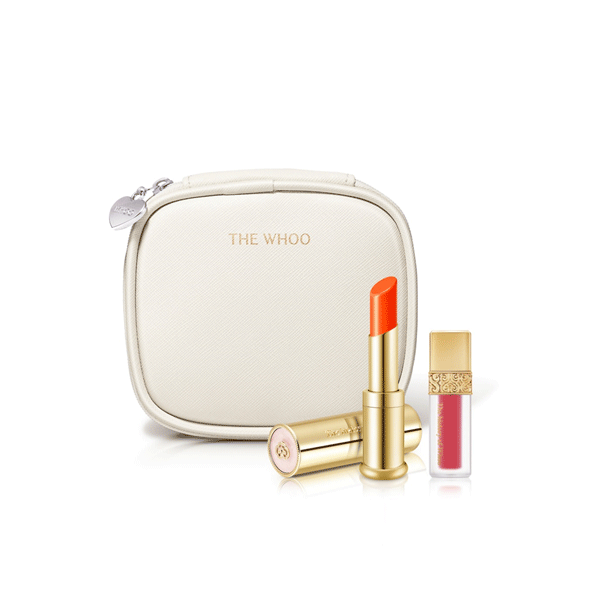 Bộ Son Dưỡng Môi Đông Y Whoo Glow Lip Balm Special Set Orange