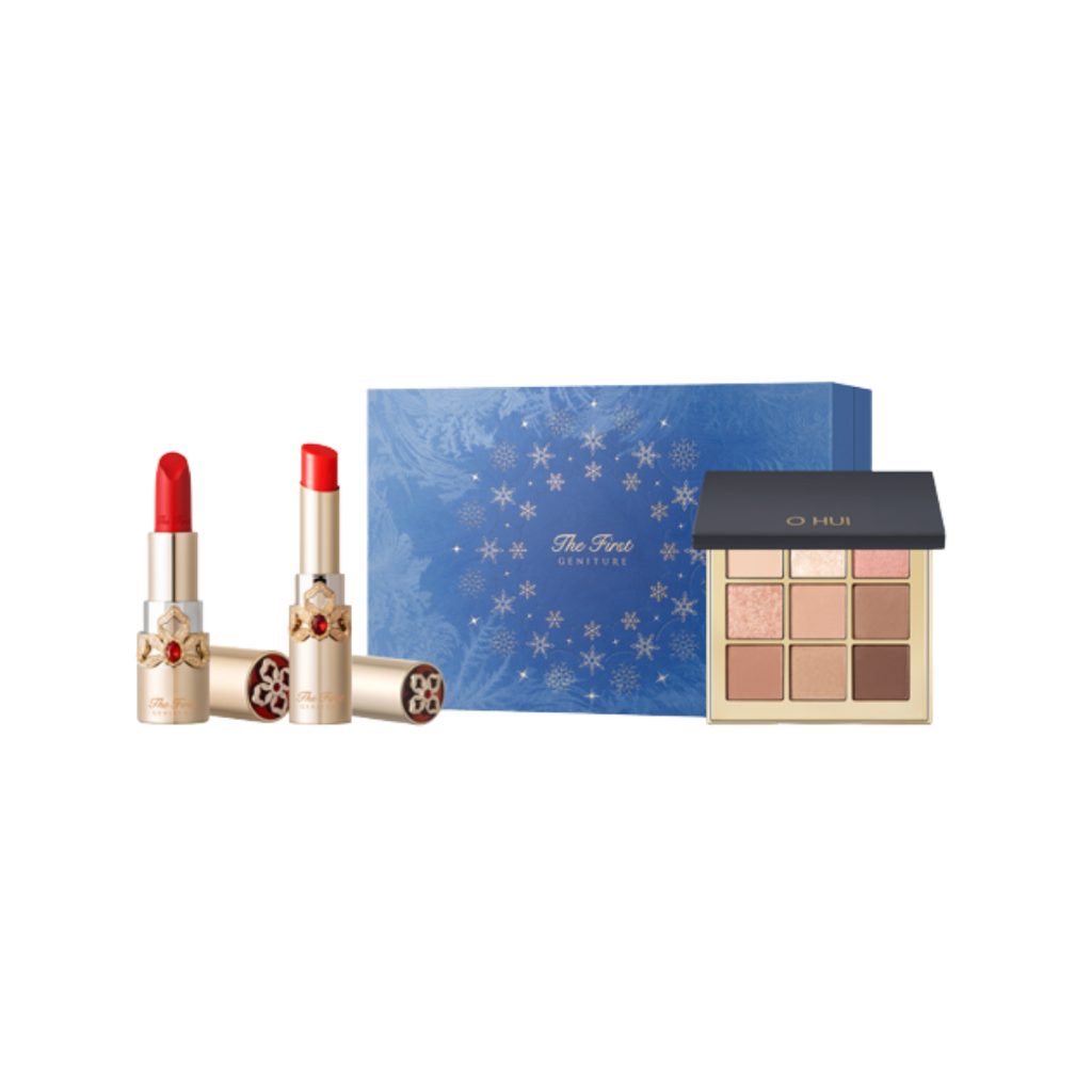 Bộ Son Dưỡng Môi OHUI The First Geniture Lipstick Và Lipbalm Due Set