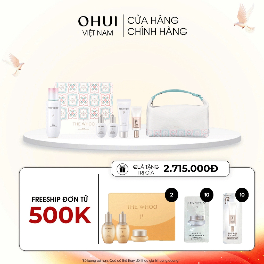 Bộ Tinh Chất Khởi Nguồn Whoo Bichup First Moisture Danhase Set