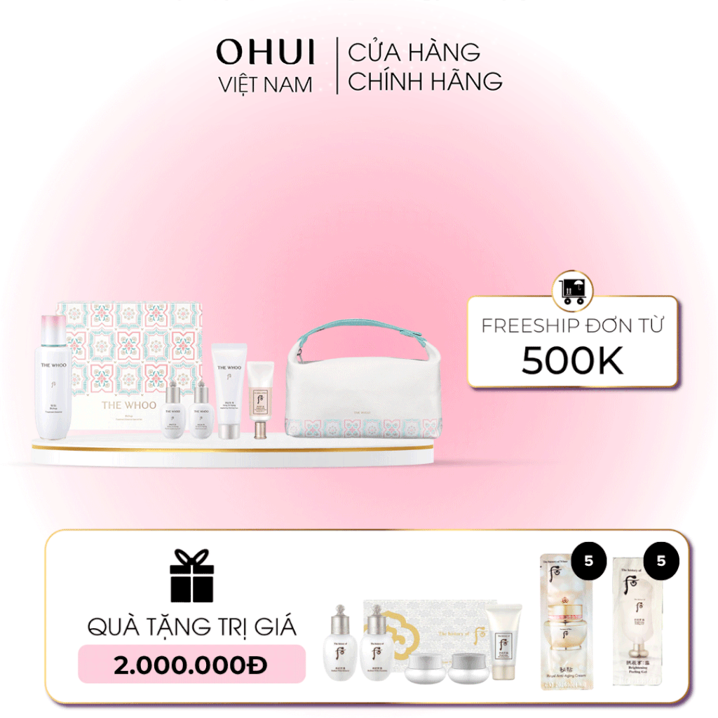 Bộ Tinh Chất Khởi Nguồn Whoo Bichup First Moisture Danhase Set