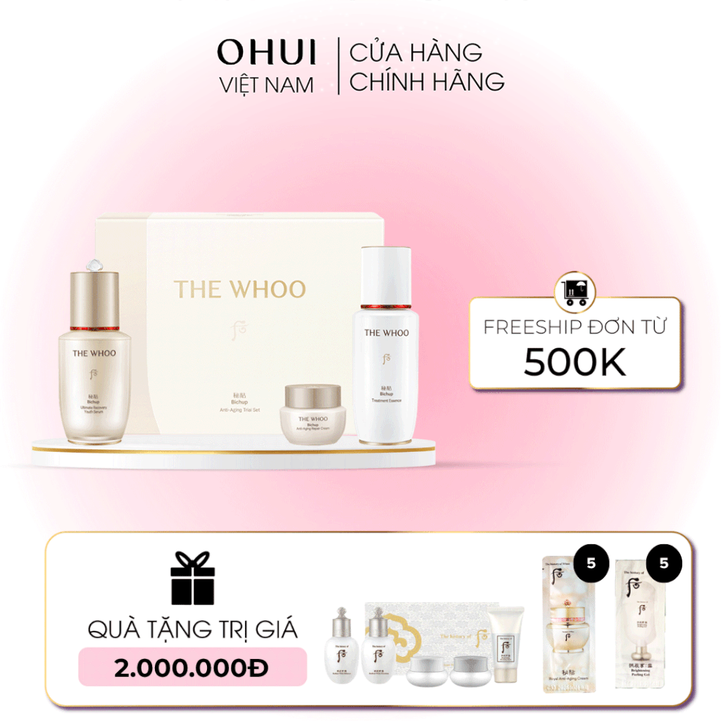 Bộ Tinh chất Trẻ Hóa Whoo Bichup Anti Aging Trial Set