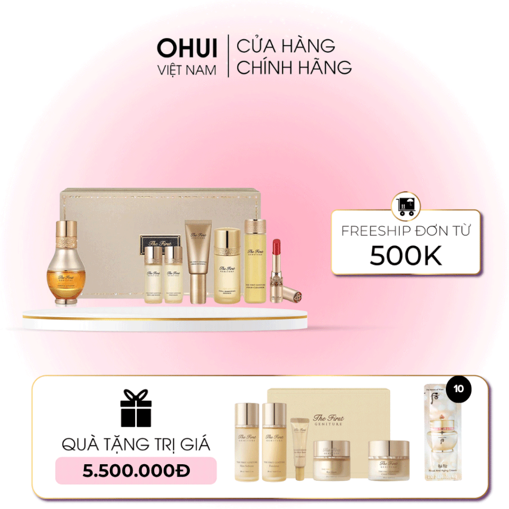 Bộ Tinh Chất Vàng Ohui The First Geniture Ampoule Advanced