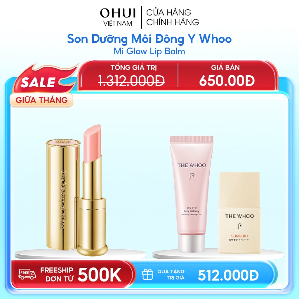 Son Dưỡng Môi Đông Y Whoo Mi Glow Lip Balm