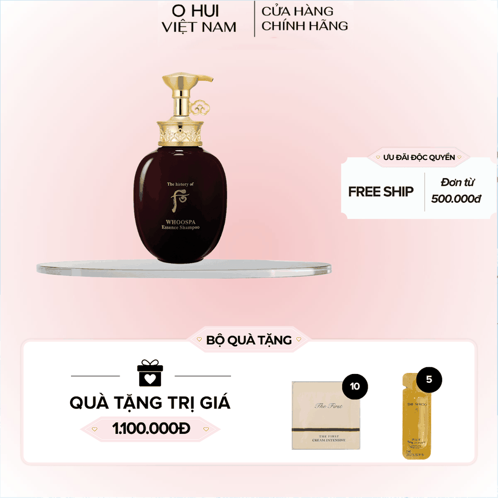 Dầu gội thảo dược Đông y WhooSpa Essence Shampoo