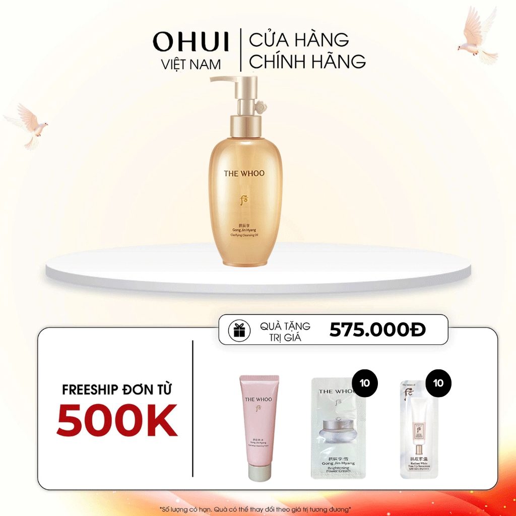 Dầu Tẩy Trang Whoo Gongjinhyang Clarifying Cleansing Oil