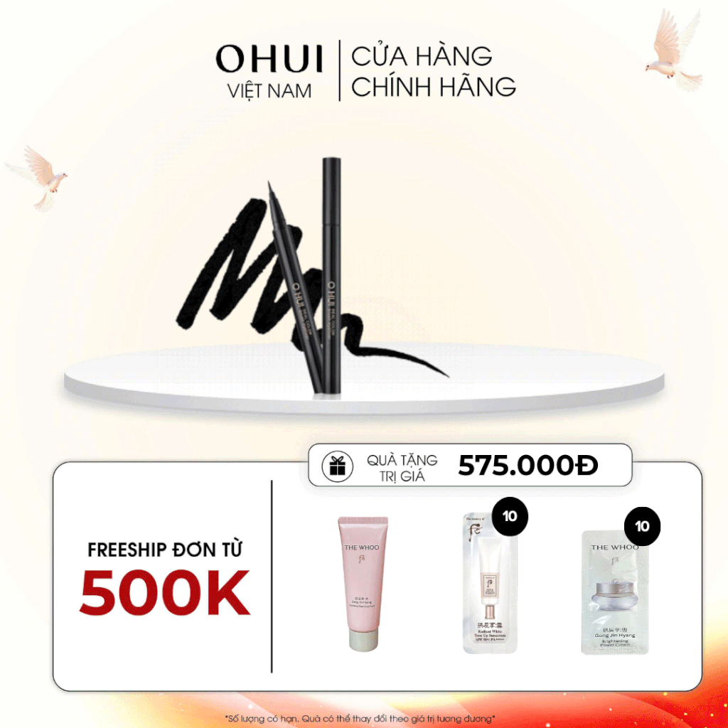 Kẻ viền mắt nước OHUI Real Color Eyeliner