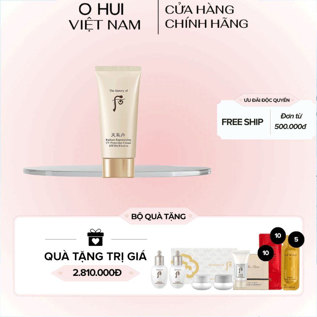 Kem chống nắng chống lão hóa Cheongidan Radiant Regenerating UV Protection Sun Cream SPF50+/PA++++