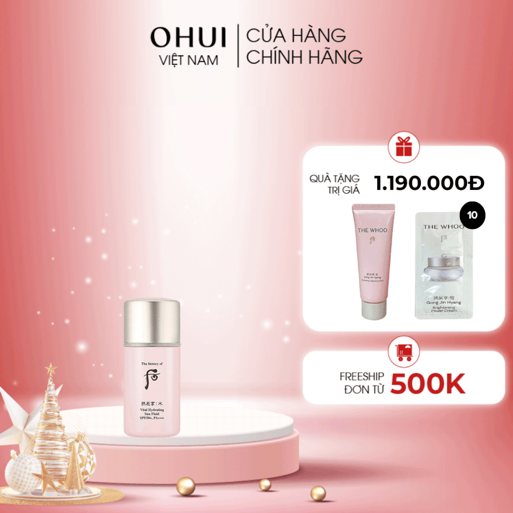 Kem chống nắng Gongjinhyang Soo Vital Hydrating Sun Fluid SPF50+,PA+++