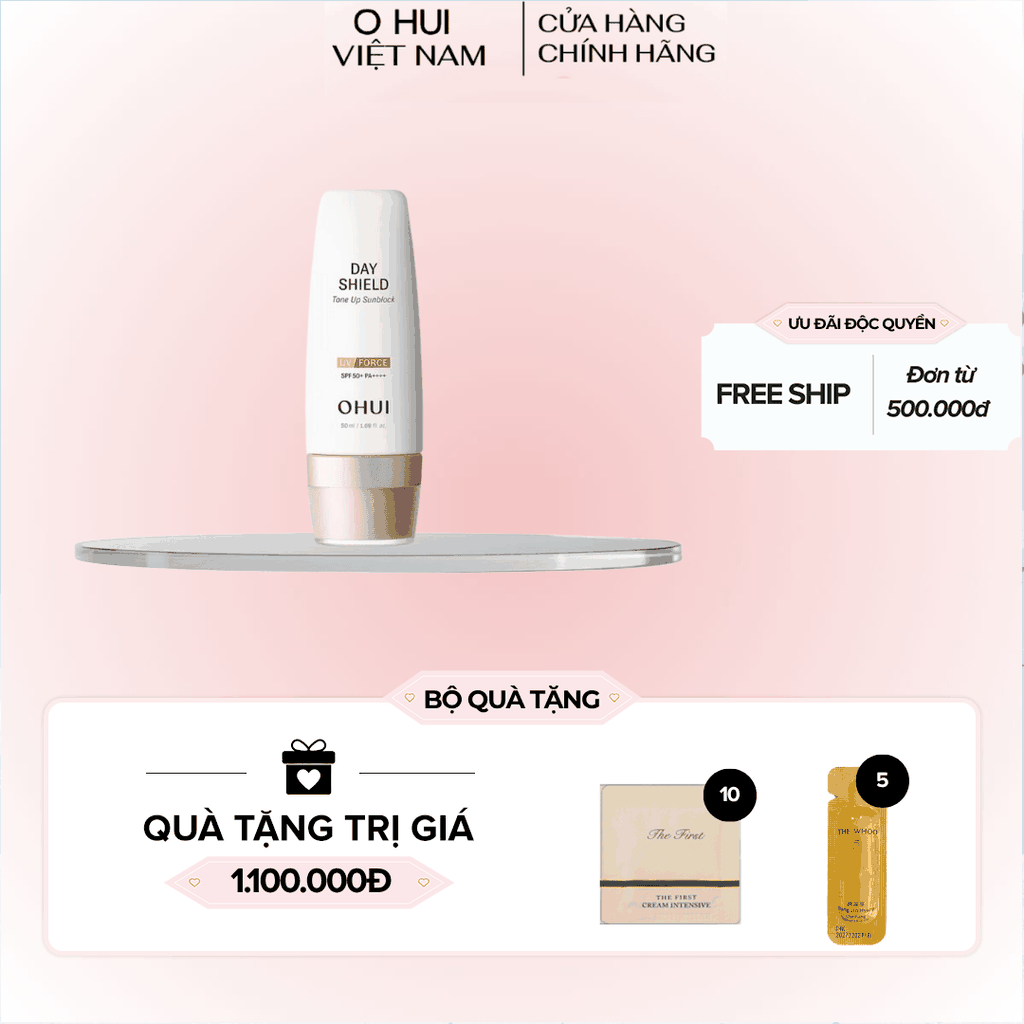 Kem chống nắng nâng tone OHUI UV Force Tone Up