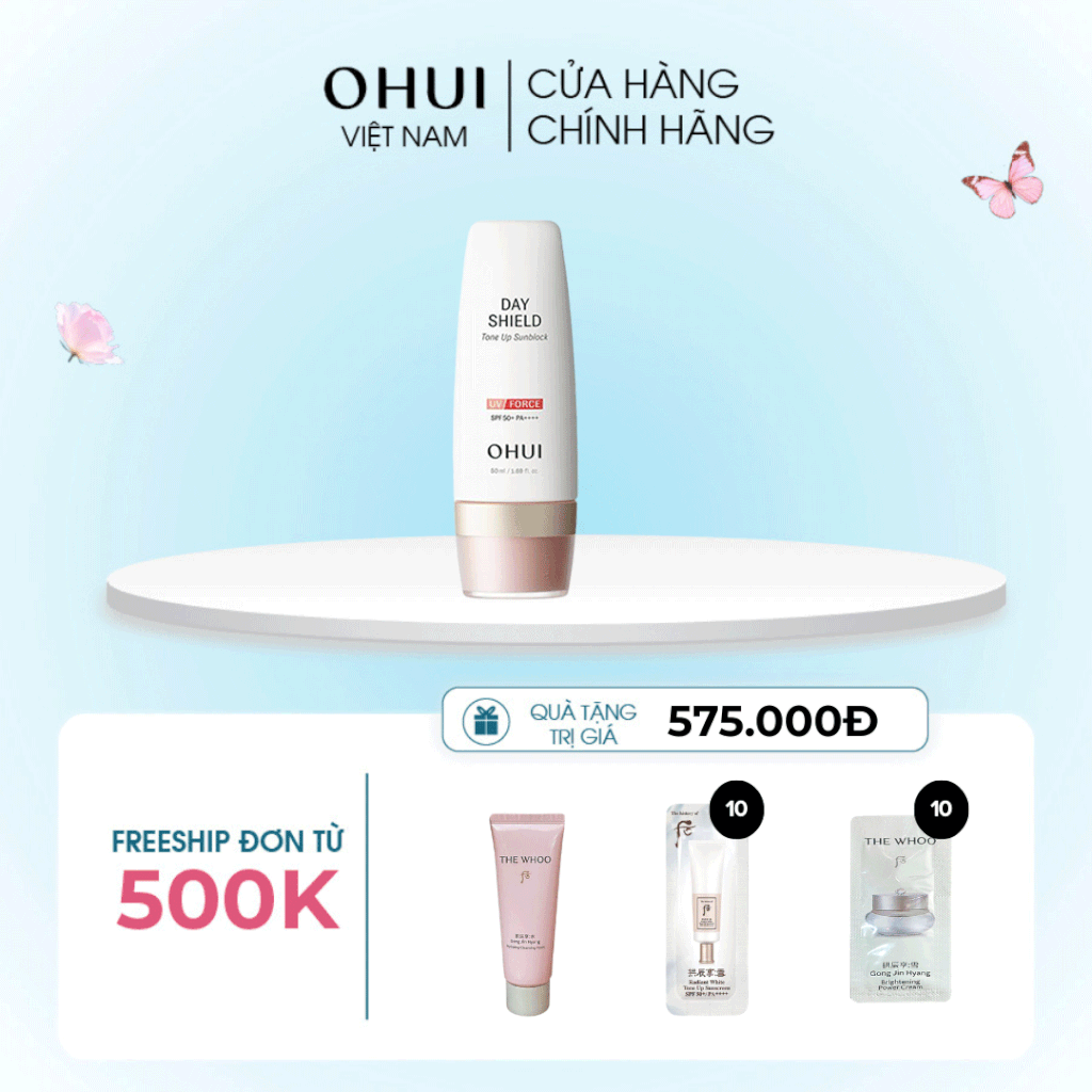 Kem chống nắng nâng tone OHUI UV Force Tone Up