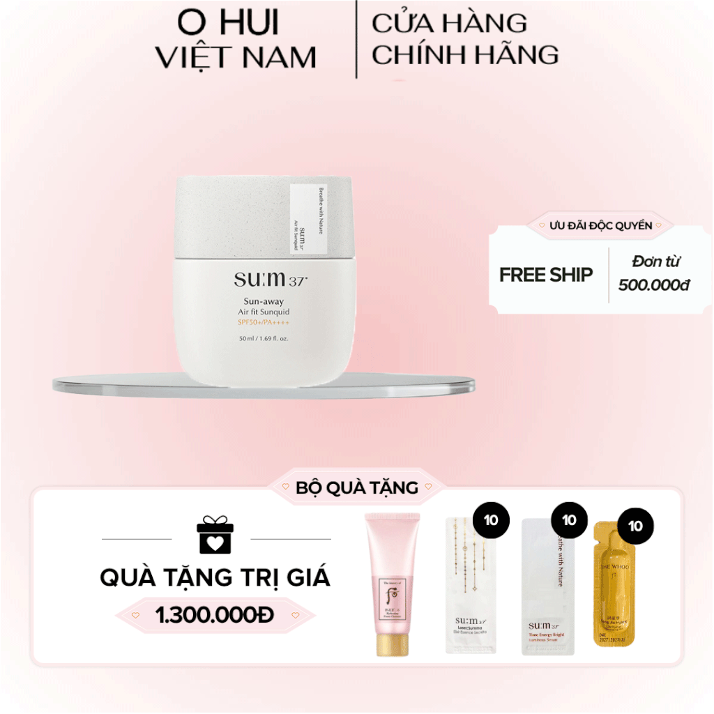 Kem Chống Nắng Sum37 Sun Away Air Fit Sunquid