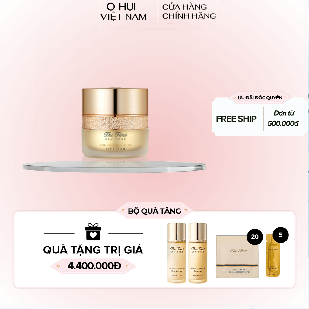 Kem dưỡng trẻ hóa da vùng mắt OHUI The First Geniture Eye Cream