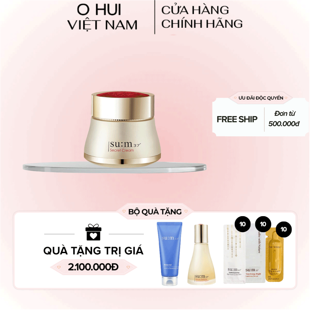 Kem dưỡng ngăn ngừa lão hóa Su:m37 Secret Cream