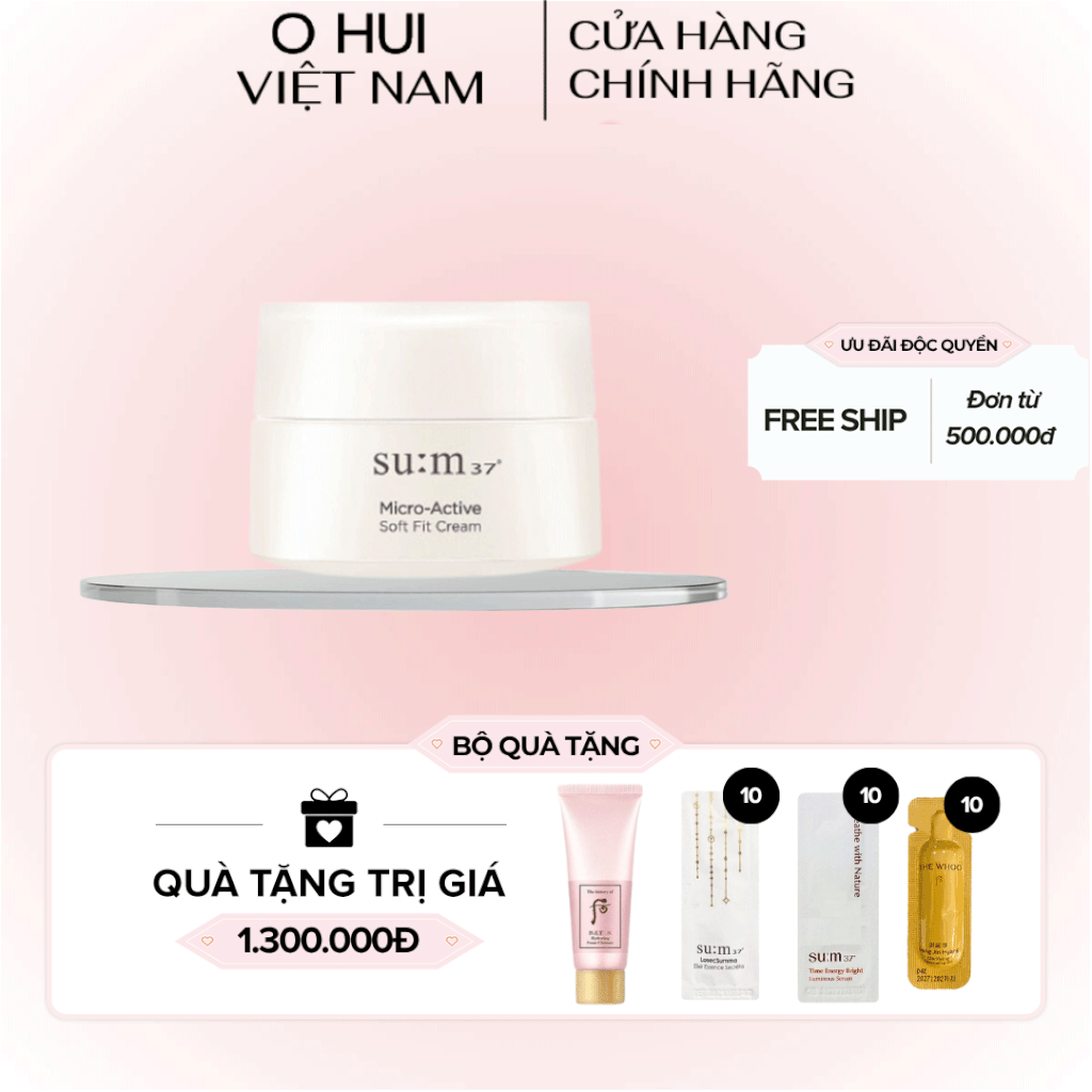 Kem Dưỡng Sum37 Micro-Active Soft Fit Cream
