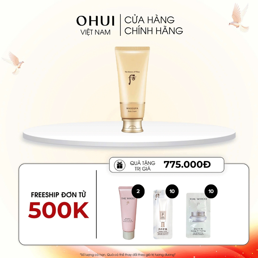 Kem Dưỡng Thể Đông Y Whoo Spa Body Cream
