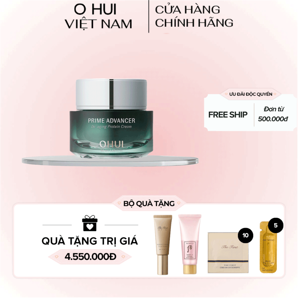 Kem Dưỡng Trẻ Hóa OHUI Prime Advancer De Aging Protein Cream