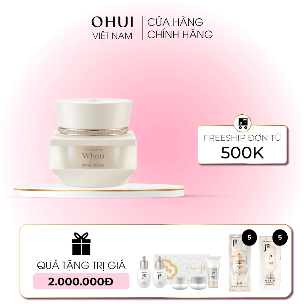 Kem Dưỡng Whoo Royal Regina Energetic Recharging Cream