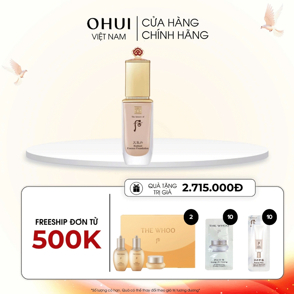 Kem Nền Cao Cấp Whoo Cheongidan Essence Foundation