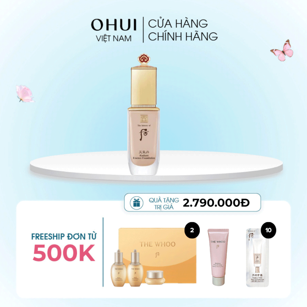 Kem Nền Cao Cấp Whoo Cheongidan Essence Foundation