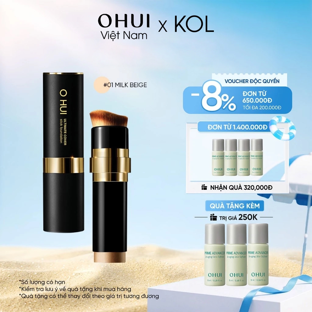 Kem Nền Dạng Thỏi Ohui Ultimate Cover Stick Foundation