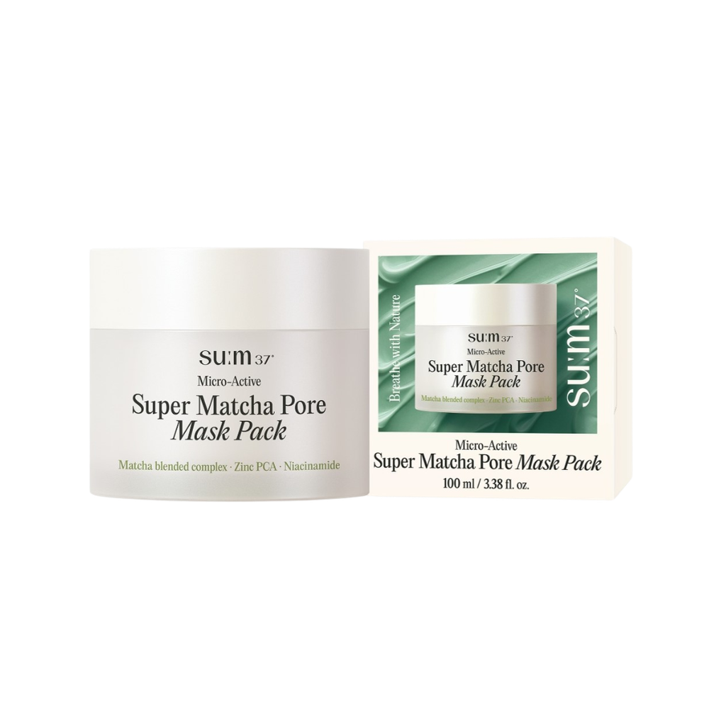 Mặt Nạ Trà Xanh Sum37 Micro Active Super Matcha Pore Mask Pack